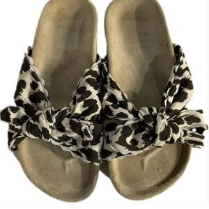Jcrew Crewcuts x Loeffler Randall Girls Animal Print Sandals